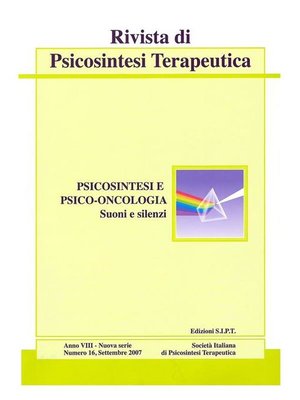 cover image of Rivista di Psicosintesi Terapeutica n.16